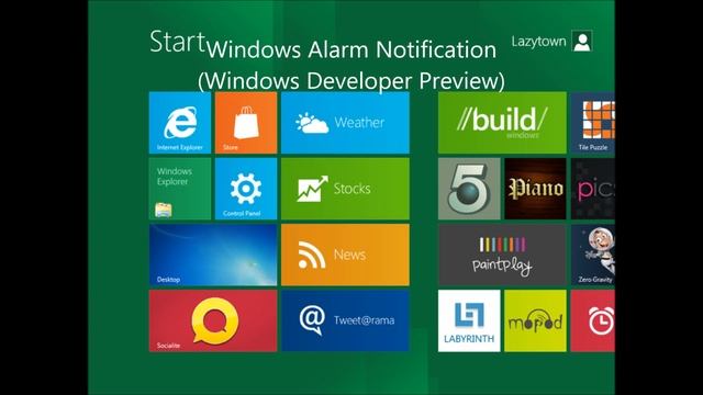 Windows 8 Alarm Sounds (Beta) смотреть онлайн