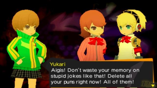 Persona Q | Aigis Deletes Her Entire Pun Folder смотреть онлайн