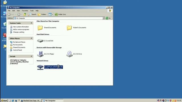 Ubuntu running Windows XP Virtual Machine смотреть онлайн