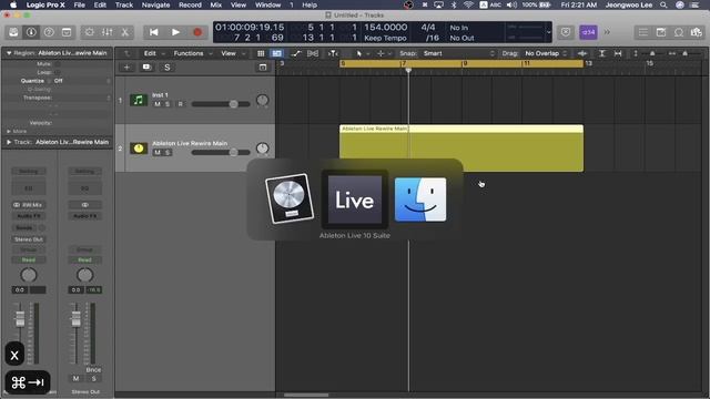 How To Use Logic Pro X with Ableton Live (Rewire) смотреть онлайн