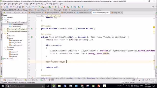Android Bangla Tutorial 4.30 : Expandable Listadapter android example (part-2) смотреть онлайн