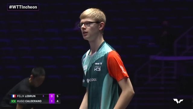 FULL MATCH | Felix Lebrun vs Hugo Calderano | MS QF | #WTTIncheon 2024 смотреть онлайн