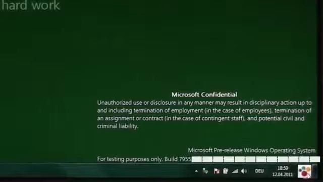Windows 8 Build 7955 Demo by WinFuture.de смотреть онлайн