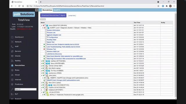 PathSolutions TotalView Demo of Automated Troubleshooting смотреть онлайн