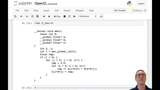 Programacao Paralela: OpenCL (demo) смотреть онлайн