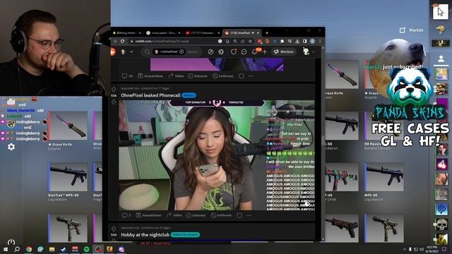 ohnePixel private phone call leaked 😳 смотреть онлайн