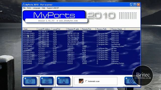 View TCP and UDP Ports With MyPorts For Malicious Activities by Britec смотреть онлайн