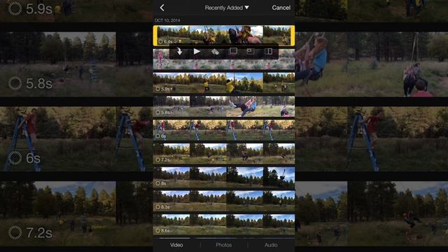 iMovie on iPhone 6 Plus смотреть онлайн
