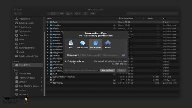 iCloud Ordner freigeben in MacOS смотреть онлайн