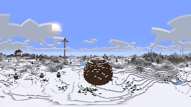 Minecraft Christmas Pudding 360° VR Timelapse смотреть онлайн