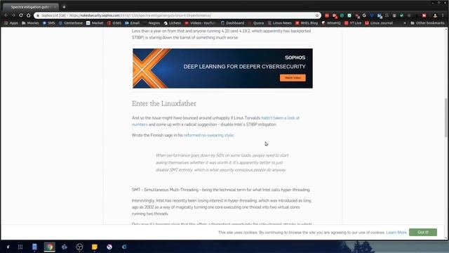 Meltdown and Spectre Patches with BIG Performance LOSS смотреть онлайн
