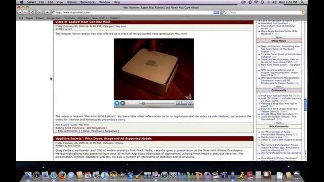 Mac Mini Update смотреть онлайн