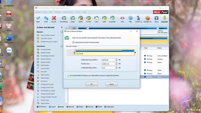 Tăng Giảm Dung Lượng Phân Vùng Ổ Cứng Máy Tính Với MiniTool Partition Wizard смотреть онлайн