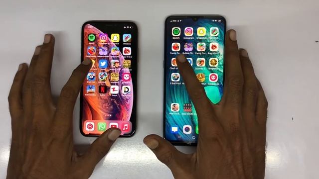Iphone xs vs vivo s1 speed test, iphone xs full review, vivo s1 battrey drain, xs battery test, смотреть онлайн