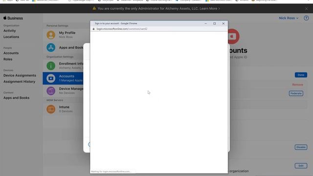 Microsoft Azure AD Federation with Apple Business Manager смотреть онлайн