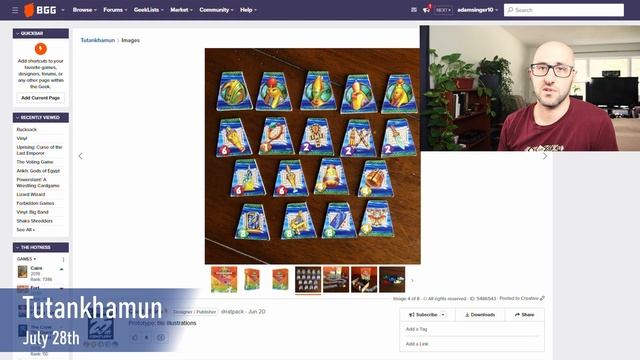 📅 Kickstarter Boardgames Week of July 27th | Tutankhamun, Shaka Shredders, Vinyl, Lizard Wizard смотреть онлайн