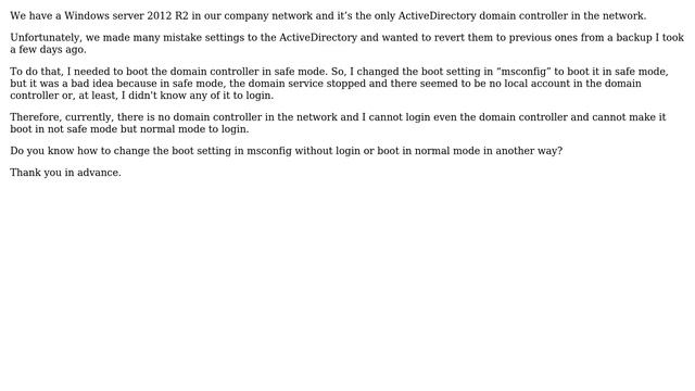 Windows Server 2012 R2: How to revert boot setting from "safe mode" to normal mode? (2 Solutions!!) смотреть онлайн