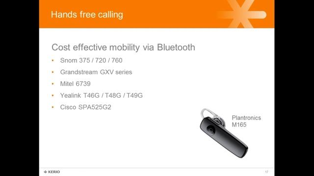 Webinaire - Kerio Operator Provisioning et gestion des téléphones смотреть онлайн