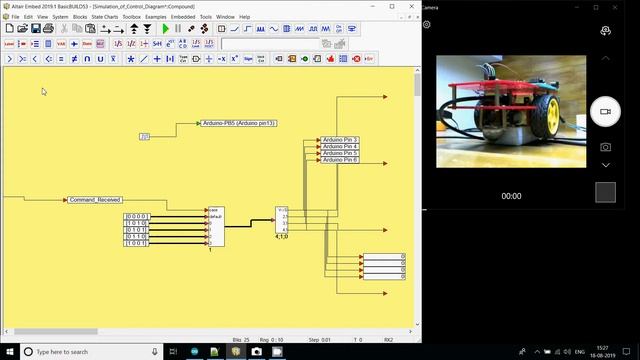 Bluetooth Controlled Robot (Step 1) : Control Logic Simulation : Altair Embed: Tenet Technetronics смотреть онлайн
