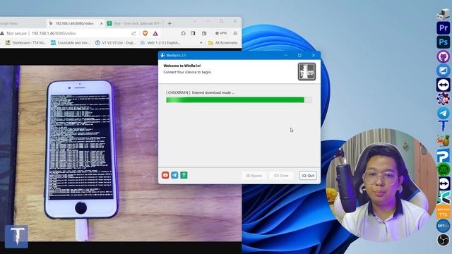 Jailbreak + SIM Bypass iPhone 6 to X ( Windows Method ) 2024 смотреть онлайн