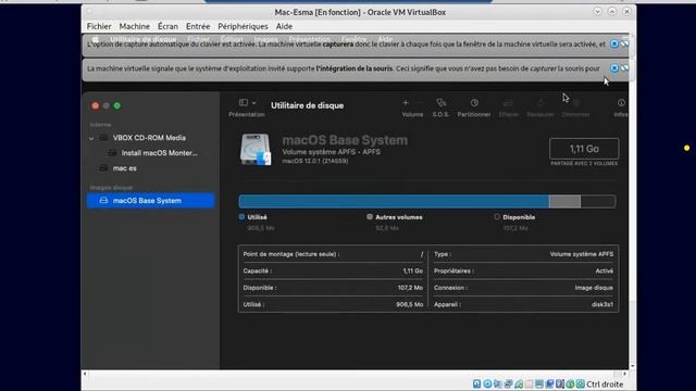 Installer MacOS Monterey Sur Virtualbox (Contrôle à distance / Debian 11) смотреть онлайн