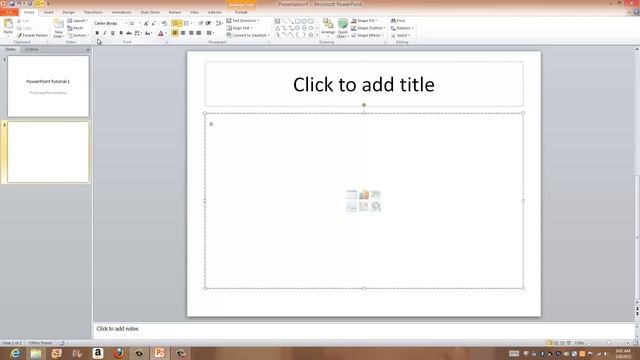 Microsoft PowerPoint 2010 - The Basics - Tutorial 1 (An introduction) смотреть онлайн