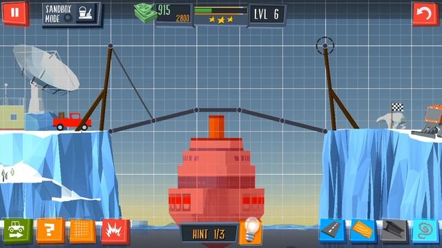 Build a Bridge Level 6 Android 3 star Walkthrough смотреть онлайн