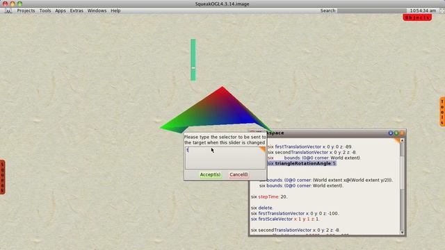 Squeak Smalltalk Tutorial OpenGL tutorial textures addendum 0 0.0.41.3.mov смотреть онлайн