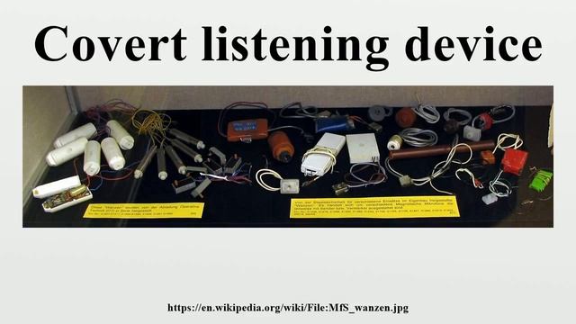 Covert listening device смотреть онлайн