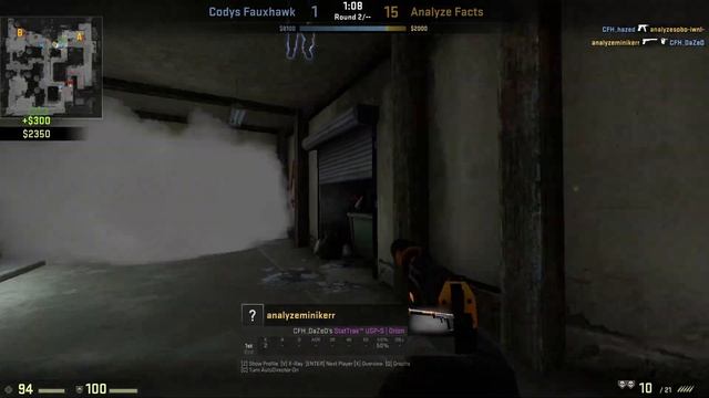 Minikerr INSANE 1v4 on ESEA - CS:GO смотреть онлайн