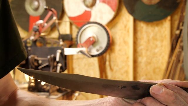 Forging a MACV-SOG Inspired Knife w/ Stacked Leather Handle, Donated to Charity; Complete Build смотреть онлайн