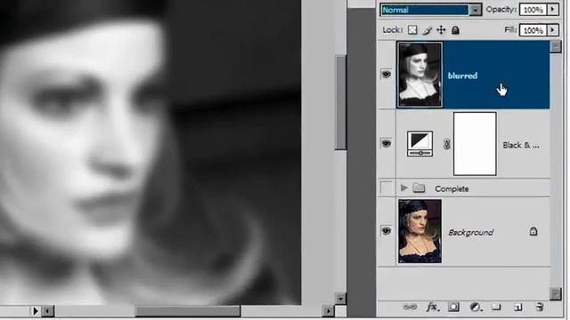 Hollywood black & white glamour portraits: Photoshop смотреть онлайн