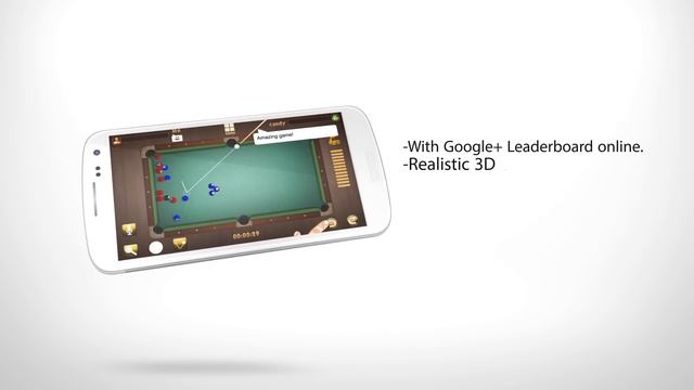 Pool Billiards 3D Club Android Game смотреть онлайн