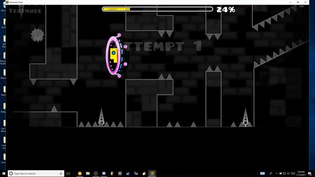(NOT WORKING) Geometry Dash - NOCLIP v2.11 (Invincibility) смотреть онлайн