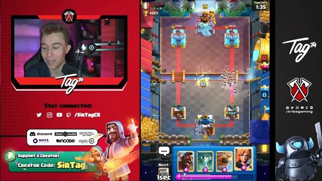*NEW* HOG RIDER LIGHTNING DECK DOMINATES! — Clash Royale смотреть онлайн