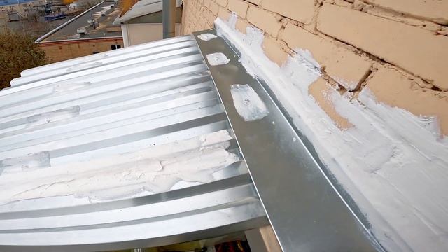 Крыша на балкон последнего этажа своими руками в Москве/Установка крыши балкона недорого/Ремонт крыш смотреть онлайн