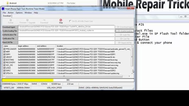 How to flash Gionee P2S by SP Flash Tool смотреть онлайн