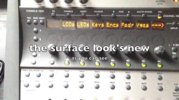 my digidesign 002 digital desk for pro tools.mov