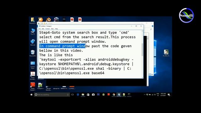 tut3 How to generate facebook key hash for android apps смотреть онлайн
