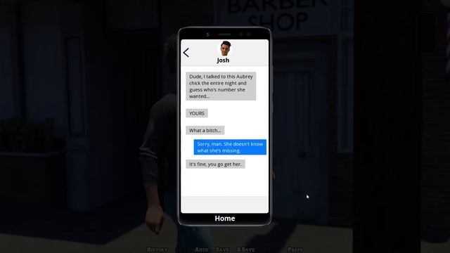 I went with Aubrey to buy costumes - College Kings Gameplay Part. 6 - Act 1 смотреть онлайн