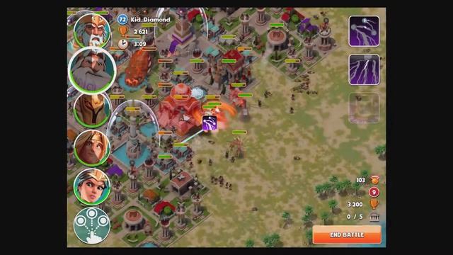 Gods of Olympus Level 9 Conquest Challenge Release the Kraken Poseidon October 26 2017 смотреть онлайн