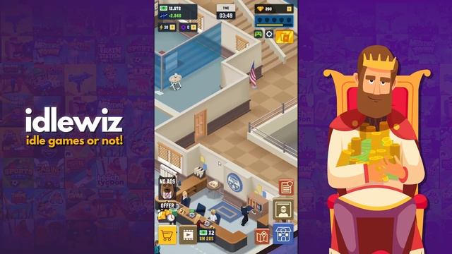 Idle Police Tycoon! MAX! NOOB GAMEPLAY! смотреть онлайн
