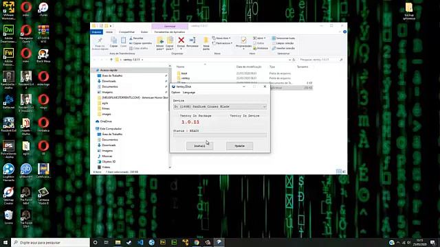 Pendrive Multiboot Windows 10 e linux смотреть онлайн