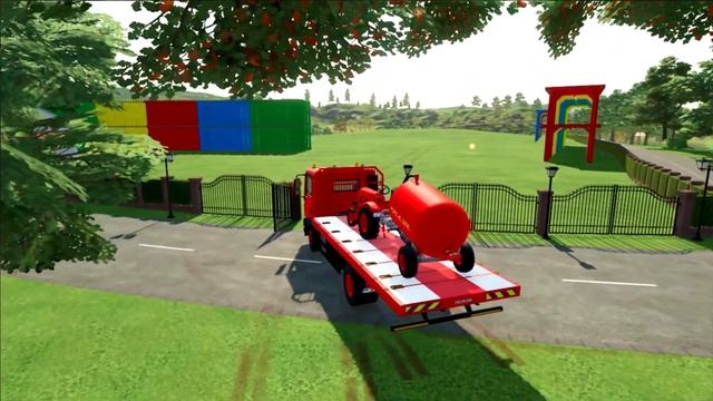 COLOURS OF TRUCKS ! TRANSPORT TRUCKS IN FS 22 | FARMING SIMULATOR 22 смотреть онлайн