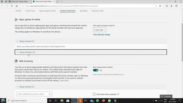 How to control Kids PC Activities|Windows 10 Parental Controls | смотреть онлайн