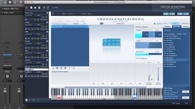 Vienna Ensemble as a Multitimbral Instrument in Logic Pro X смотреть онлайн