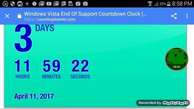 Windows Vista End of support: 3 days left смотреть онлайн
