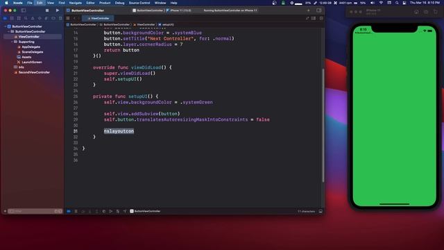 How to open a new view with a button programatically (UIKit, Swift 2023) смотреть онлайн