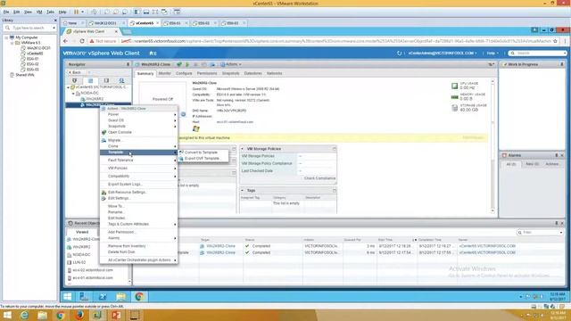 VMware Certification VCP 6.5 - 12 How to Create Virtual Machine Template on vSphere 6.5 смотреть онлайн