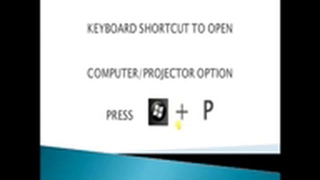 Keyboard ShortCut For Windows-Desktop/Projector view- WindowsKey+P смотреть онлайн